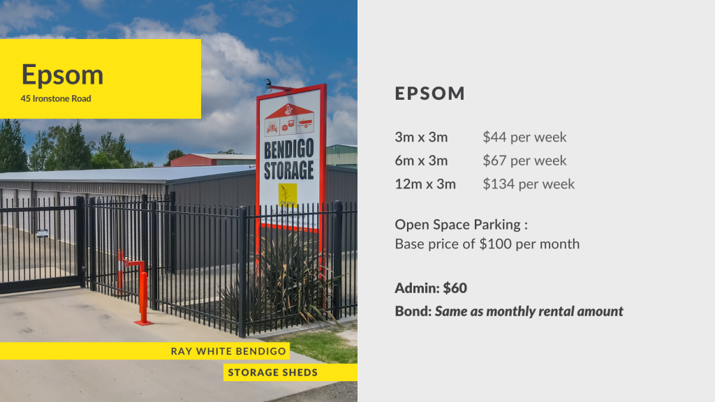 Self Storage Rent Ray White Bendigo